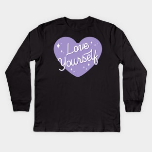 BTS love yourself Kids Long Sleeve T-Shirt